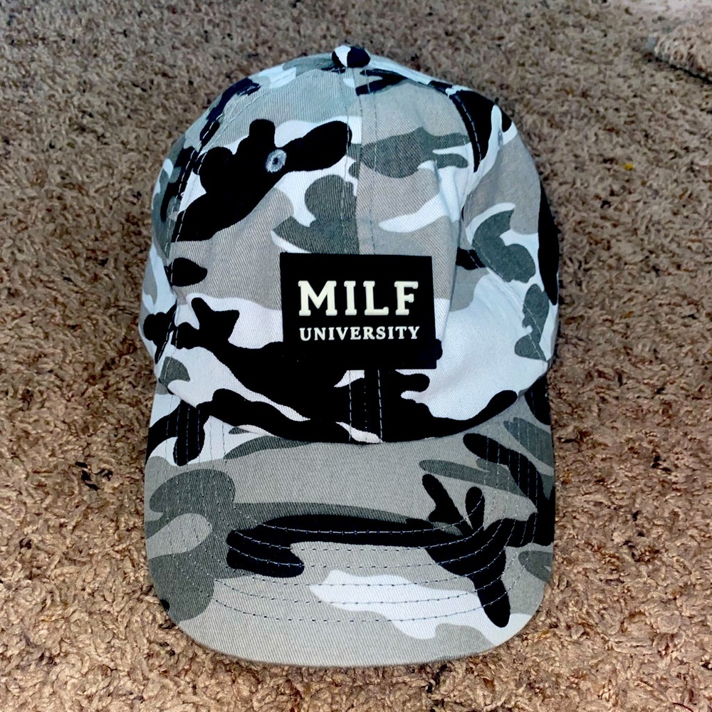 Milf University Camo Hat